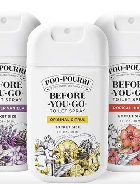 Poo-Pourri Before-You-Go Original Citrus Toilet Spray - White
